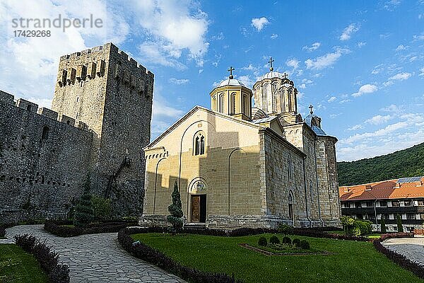 Befestigtes Kloster Manasija  Serbien  Europa