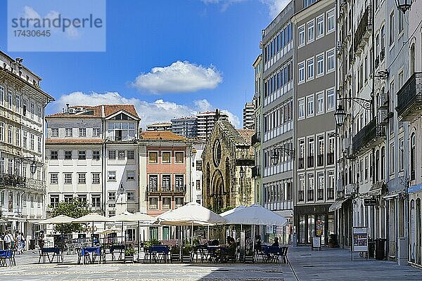 Platz Plaza do Comercio  Coimbra  Beira  Portugal  Europa