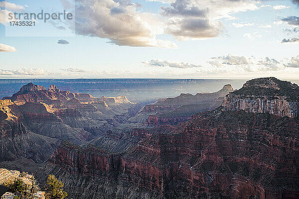 USA  Arizona  Grand Canyon National Park North Rim bei Sonnenuntergang