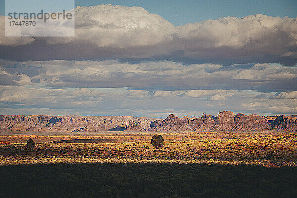 Schöne Aussicht auf das Monument Valley  Arizona  USA