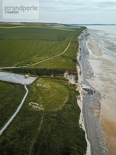 Frankreich  Pas de Calais  Côte d'Opale  Escalles  Cap Blanc Nez.