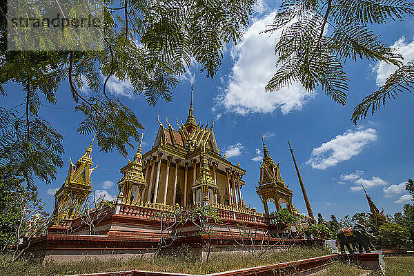 Tempel im ländlichen Gebiet in Kambodscha