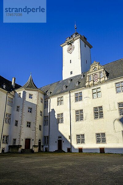 Deutschordensschloss mit Deutschordenmuseum  Bad Mergentheim  Taubertal  Baden-Württemberg  Deutschland  Europa