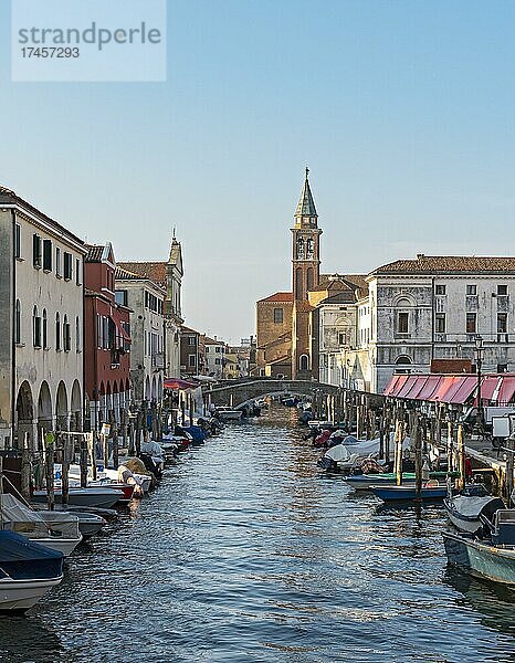 Canal Vena  Chioggia  Venedig  Italien  Europa