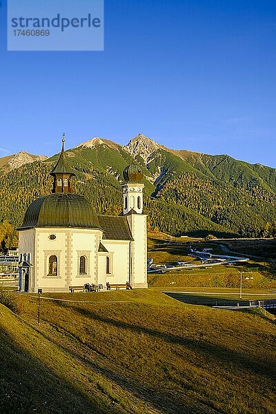 Seekirchl  Kapelle  Karwendelgebirge  Seefeld  Tirol  Österreich  Europa