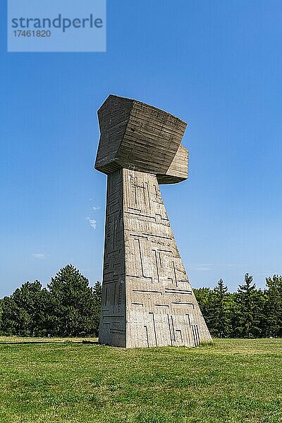 Bubanj-Gedenkpark aus dem 2. Weltkrieg  Nis  Serbien  Europa