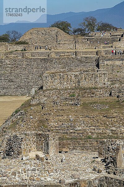 Unesco-Welterbestätte Monte Alban  Oaxaca  Mexiko  Mittelamerika