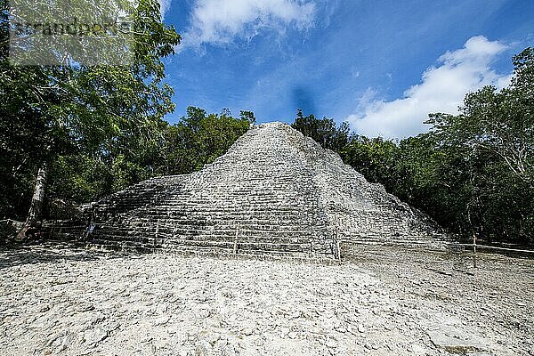 Die archäologische Maya-Stätte Coba  Quintana Roo  Mexiko  Mittelamerika