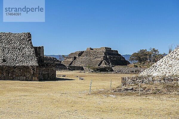 Unesco-Welterbestätte Monte Alban  Oaxaca  Mexiko  Mittelamerika
