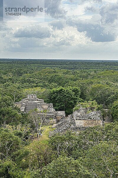 Archäologische Fundstätte Yucatec-Maya  Ek? Balam  Yucatan  Mexiko  Mittelamerika