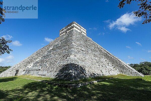 Unesco-Stätte präkolumbianische Stadt  Chichen Itza  Yucatan  Mexiko  Mittelamerika