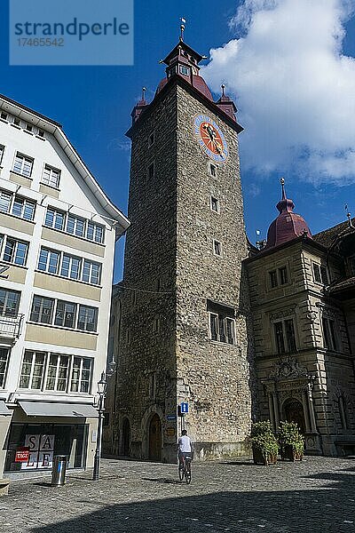 Altstadt von Luzern  Schweiz  Europa