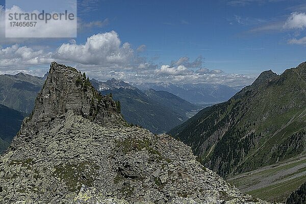 Glücksgrat  Stubaier Alpen  Stubaital  Tirol  Österreich  Europa