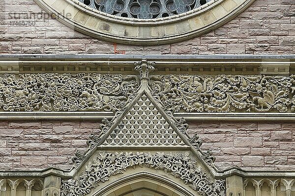 Ornamentales Detail  St. James United Church  Montreal  Provinz Quebec  Kanada  Nordamerika