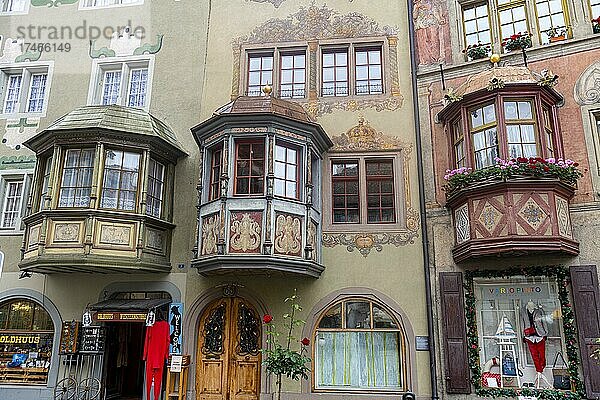 Historische Stadt Stein am Rhein  Schweiz  Europa