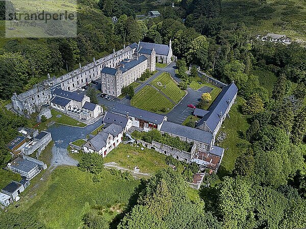 Luftbild  Glencree Centre for Peace and Reconciliation  Nordirlandkonflikt  Enniskerry  Wicklow Mountains  Irland  Europa