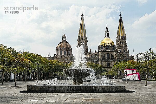 Kathedrale von Guadalajara  Unesco-Stätte Guadalajara  Jalisco  Mexiko  Mittelamerika