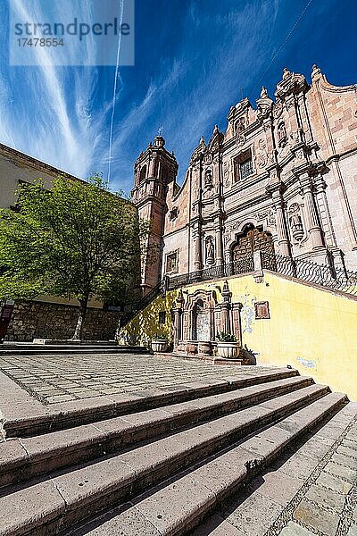 Parroquia de Santo Domingo  Unesco-Stätte Zacatecas  Mexiko  Mittelamerika