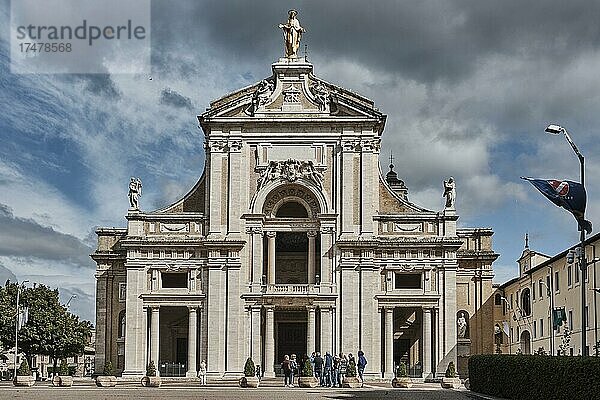 Basilika Santa Maria degli Angeli  Assisi  Provinz Perugia  Umbrien  Italien  Europa