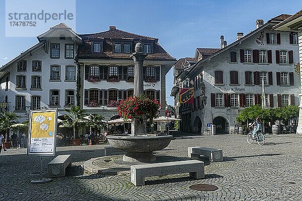 Altstadt von Thun  Schweiz  Europa