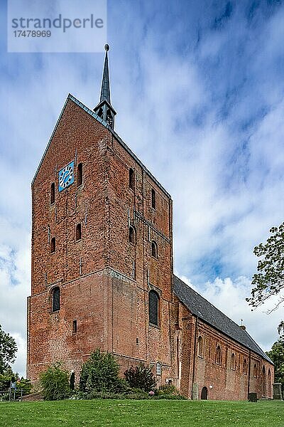 Evangelisch-lutherische St.-Ansgari Kirche  Hage  Ostfriesland  Niedersachsen  Deutschland  Europa