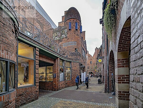 Paula-Becker-Modersohn-Haus in der Böttcherstraße  Bremen  Deutschland  Europa