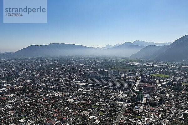 Aussicht vom Cerro Borrego über Orizaba  Veracruz  Mexiko  Mittelamerika