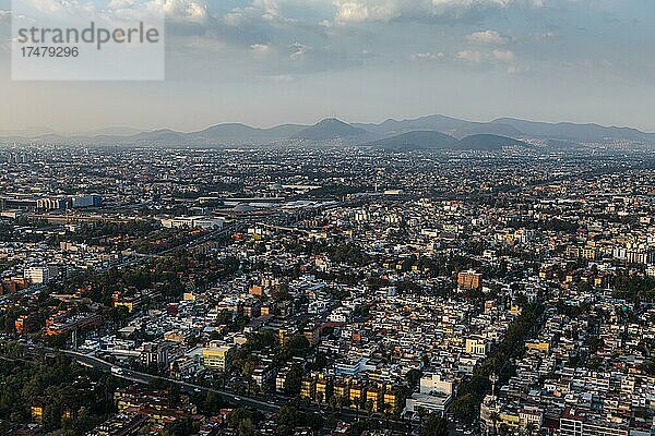 Luftaufnahme von Mexiko-Stadt  Mexiko  Mittelamerika