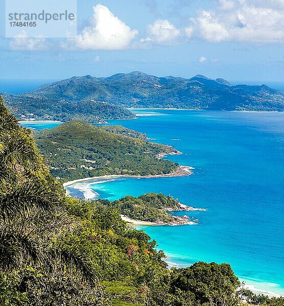 Außergewöhnliche Ausblicke über Mahés Westküste von der Panoramastraße Sans Soucis Road  Mahè  Seychellen  Mahe  Seychellen  Afrika