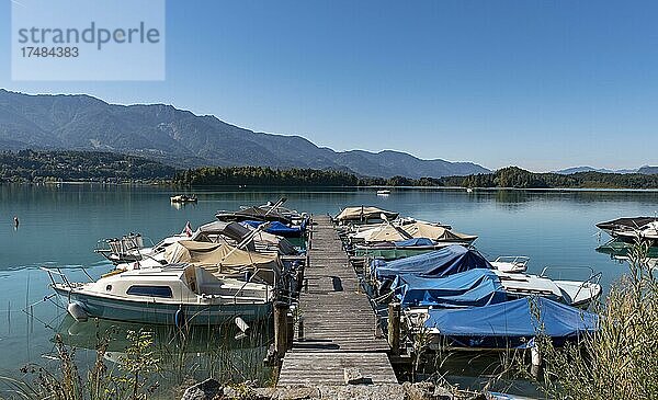 Faaker See  Faaker See  Kärnten  Österreich  Europa