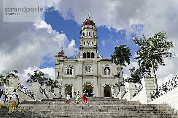 Wallfahrtskirche  Basilika der Barmherzigen Jungfrau von Cobre  Virgin de la Caridad del Cobre  bei Santiago de Cuba  Provinz Santiago de Cuba  Kuba  Mittelamerika