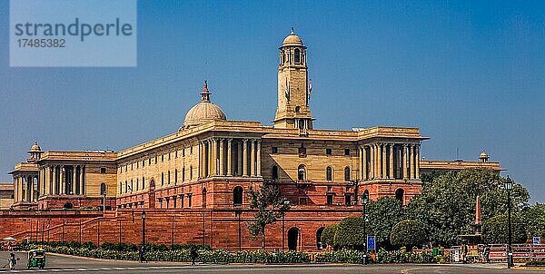 Regierungs- und Parlamentsgebäude  New-Delhi  Delhi  Delhi  Indien  Asien