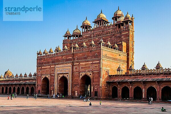 Eingangstor  Jami Masjid  Fatehpur Sikri  Fatehpur Sikri  Uttar Pradesh  Indien  Asien