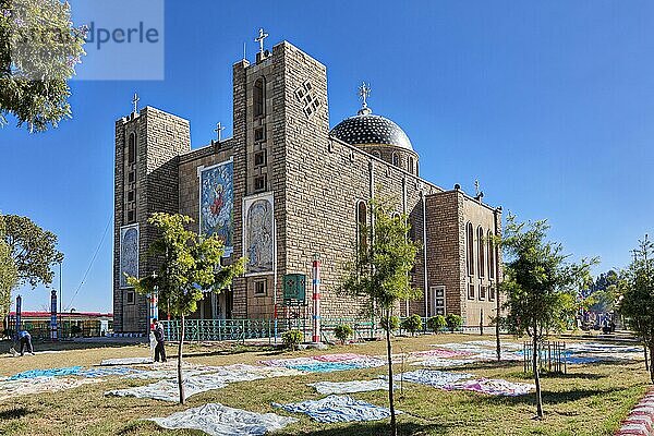 St. Gabriel Kirche  Kulubi  Oromia  Äthiopien  Afrika