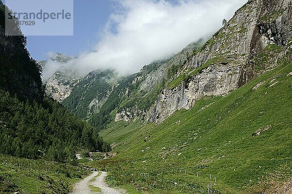 Krumltal  Seitental vom Hüttwinkltal  Raurisertal  Pinzgau  Salzburger Land  Österreich  Europa