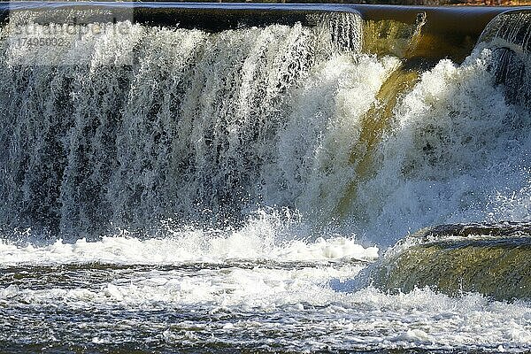 Wasserfall  Fluss Chateauguay  Provinz Quebec  Kanada  Nordamerika