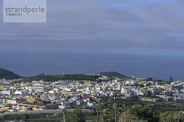 Blick auf den Ort  Los Llanos  La Palma  Spanien  Europa