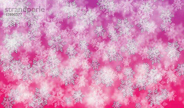 Digital gerendert  Weihnachten Schneeflocke Hintergrund