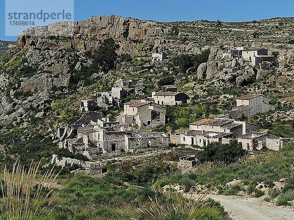 Verlassenes Dorf Marchalico Viñecas  Geisterdorf  Lost Places  Herrerias  Andalusien  Spanien  Europa
