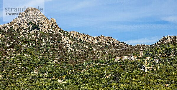 Kloster Corbara  Balagne  Garten Korsikas  Corbara  Korsika  Frankreich  Europa