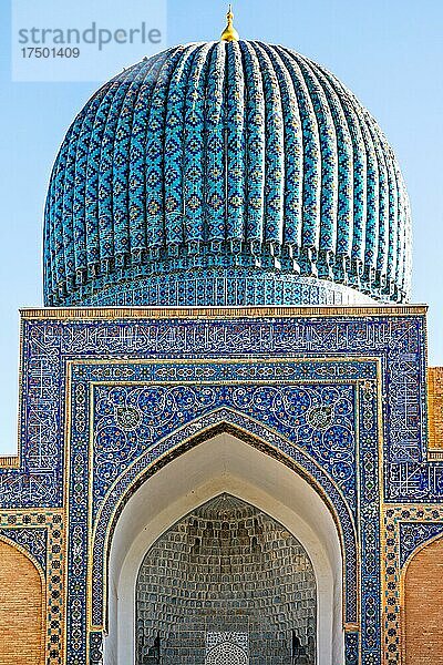 Gur-Emir Mausoleum  Grabstätte der Timuriden  Samarkand  Usbekistan  Samarkand  Usbekistan  Asien