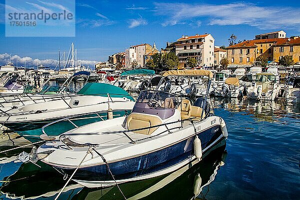 Saint-Florent mit mediterranem Charme  Cap Corse  Korsika  Saint-Florent  Korsika  Frankreich  Europa