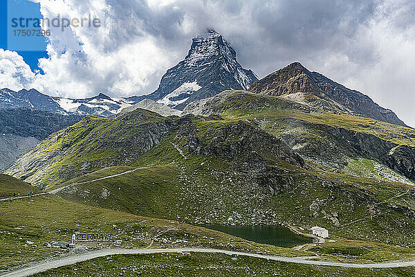 Matterhorn-Berg in den Walliser Alpen