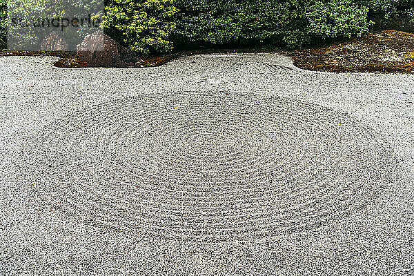 Japan  Kyoto  japanischer Steingarten