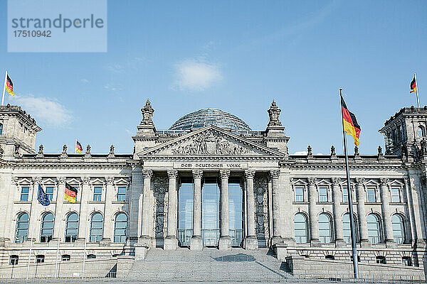 Deutschland  Berlin  Fassade des Reichstags