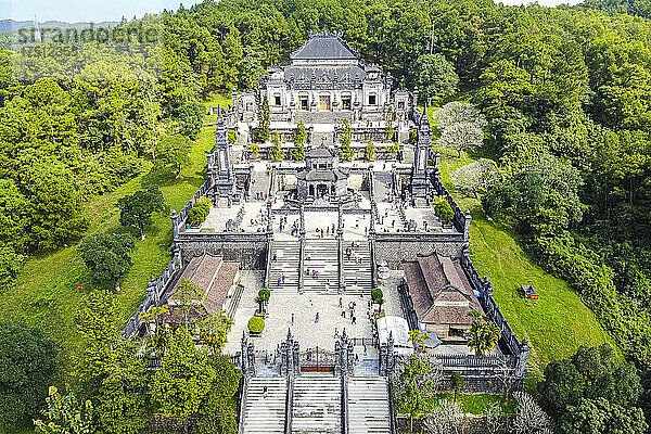 Vietnam  Hue  Khai Dinh Mausoleum  Luftaufnahme