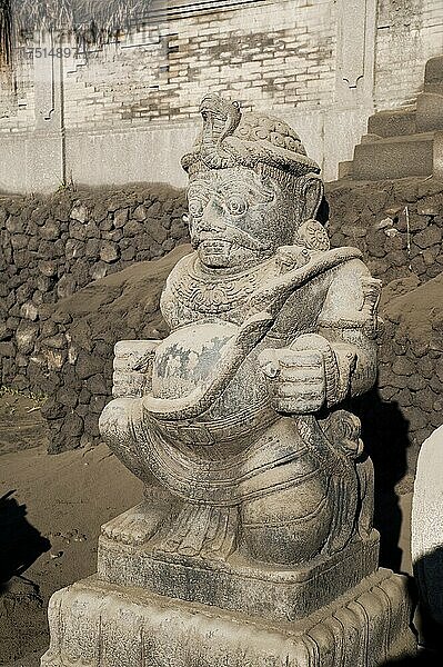 Statue im Hindu-Tempel Pura Luhur Poten  Mount Bromo  Ost-Java  Indonesien  Asien  Asien