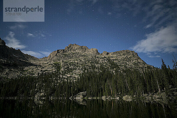 Sterne über dem Crater Lake  Indian Peaks Wilderness