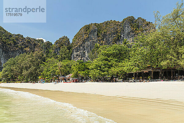West Rai Leh Beach  Halbinsel Railay  Provinz Krabi  Thailand  Südostasien  Asien