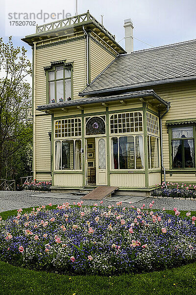 Troldhaugen  die Heimat des Komponisten Edvard Grieg  heute ein lebendiges Museum  Bergen  Norwegen  Skandinavien  Europa